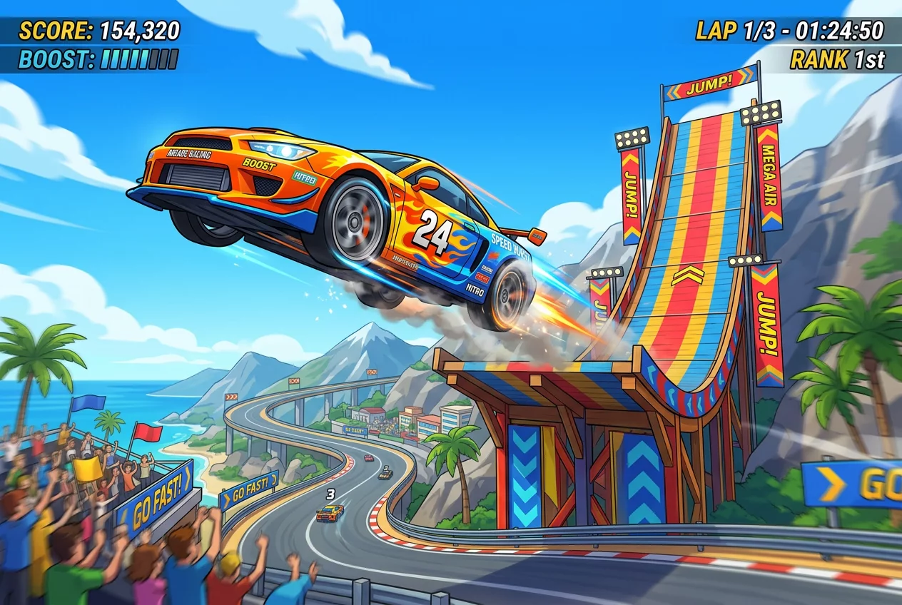 Car Driving Stunt Game 3D Hero
