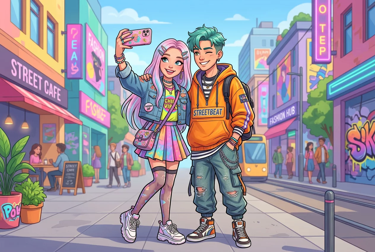 Ellie And Ben Insta Fashion Star