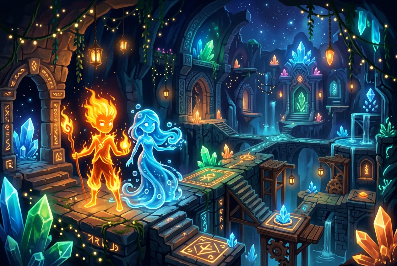 Fireboy And Watergirl: 6 Fairy Tales Magic