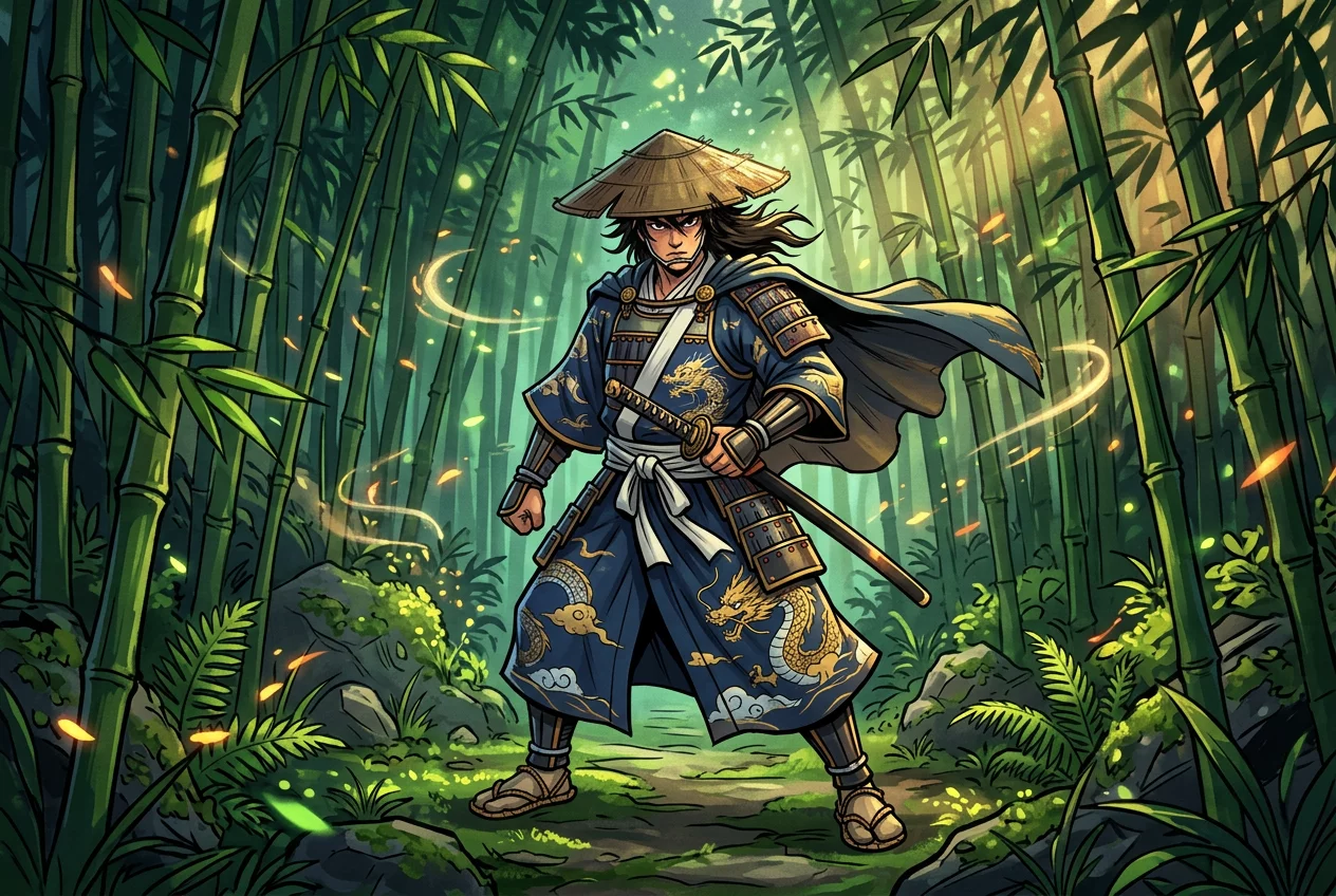 Straw Hat Samurai Hero