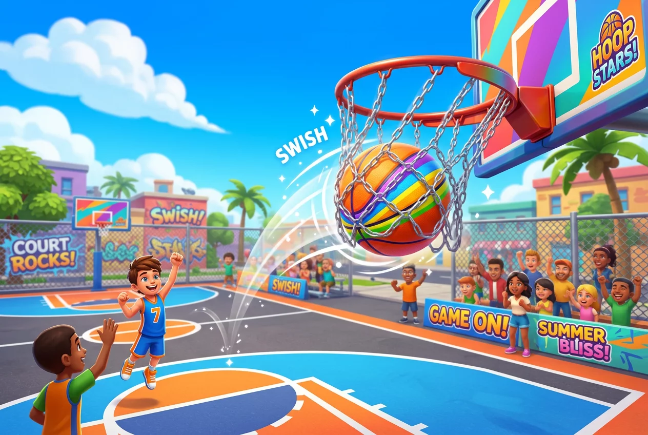 Summer Sports Basketball Joy